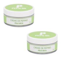 Kit 2 Creme Hidratante Facial Pepino Pele Seca 50G - Pepilon