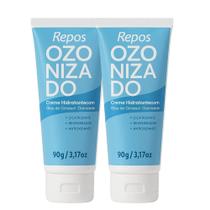 Kit 2 Creme Hidratante Óleo de Girassol Ozonizado Repós 90g/3.17oz Kit 2 Creme Hidratante Óleo de Girassol Ozonizado Repós 90g/3.17oz