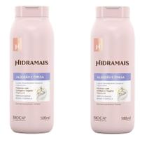 kit 2 Creme Loção Corporal Hidramais Algodão e Ômega 500ml