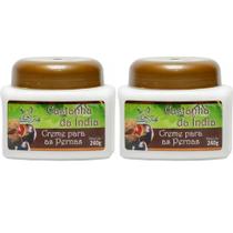 Kit 2 Creme Para as Pernas Castanha Da India Super Hidratação San Jully