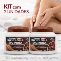 Kit 2 Creme para Pernas Castanha da Índia 250g Bell Corpus Hidratante Kit 2 Creme para Pernas Castanha da Índia 250g Bell Corpus Hidratante