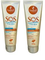 Kit 2 Creme Pré e Pós-Sol Haskell S.O.S Verão 240g Proteção Solar