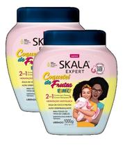Kit 2 creme tratamento skala coquetel frutas 1kg