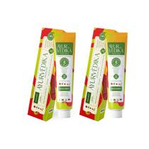 Kit 2 Cremes Dentais Veganos Ayurvédika Sem Flúor Wild Mint 100g Kit 2 Cremes Dentais Veganos Ayurvédika Sem Flúor Wild Mint 100g