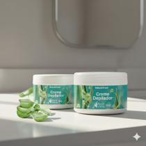 Kit 2 Cremes Depilador com Aloe Vera - Botica Brasil Lucy's 250g