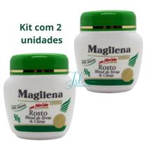 Kit 2 Cremes Hidratante Facial Blend de Ervas e Citrus 50g