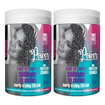 Kit 2 Cremes P/ Pentear Curly Styling Cream Soul Power 800g