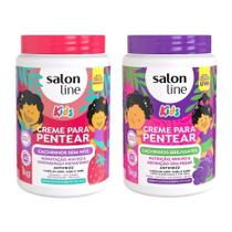 Kit 2 Cremes para Pentear Uva e Morango Kids Salon Line