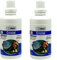 Kit 2 cristal 100ml clareador de agua para aquario
