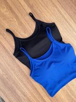 Kit 2 Cropped Feminino com Bojo Top Alcinha
