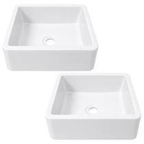 Kit 2 Cubas De Apoio Retangular Plástico Para Banheiro Lavabo 30cm Resistente Moderna Compacta Kit 2 Cubas De Apoio Retangular Plástico Para Banheiro Lavabo 30cm Resistente Moderna Compacta