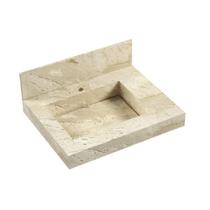 Kit 2 Cubas Esculpidas em Porcelanato Slim para Banheiro 60cm Blu