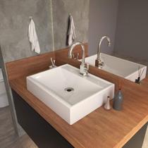 Kit 2 Cubas para Banheiro Rt49w Retangular Compace Kit 2 Cubas para Banheiro Rt49w Retangular Compace