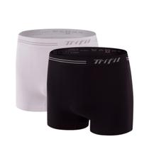 Kit 2 Cueca Boxer Anatomica Microfibra Sem Costura