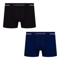 Kit 2 Cueca Boxer Box Microfibra Selene Masculina Original - CE