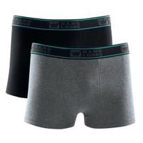 Kit 2 Cueca Boxer Hang Loose Cotton Masculina Cós Elástico