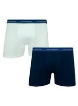Kit/2 Cueca Boxer Infantil Lupo 00141-088 Algodão Com Elastano T. P/GG