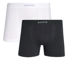 Kit 2 Cueca Boxer Masculina Micromodal Sem Costura Lupo 661 Original