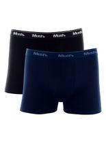 Kit/2 Cueca Boxer Mash 110.04 Masculina Basic Algodão T. P/GG