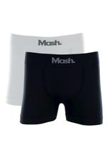 Kit/2 Cueca Boxer Mash 711.01 Masculina Microfibra T. P/GG
