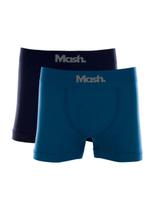 Kit/2 Cueca Boxer Mash 711.01 Masculina Microfibra T. P/GG