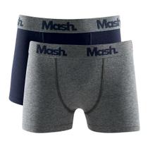 Kit 2 Cueca Boxer Mash Masculina Infantil Elástico Kit 2 Cueca Boxer Mash Masculina Infantil Elástico