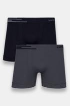 Kit 2 Cueca Boxer Microfibra Sem Costura Masculina Lupo 00436 Kit 2 Cueca Boxer Microfibra Sem Costura Masculina Lupo 00436