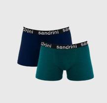 Kit 2 Cueca Boxer Sandrini Algodão Box Masculina - Adulto Kit 2 Cueca Boxer Sandrini Algodão Box Masculina - Adulto