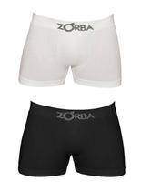 KIT/2 Cueca Boxer Zorba 632781 Seamless Algodão T. P/GG