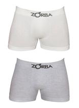 KIT/2 Cueca Boxer Zorba 632781 Seamless Algodão T. P/GG