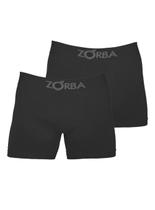 KIT/2 Cueca Boxer Zorba 632781 Seamless Algodão T. P/GG