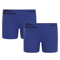 KIT 2 Cueca Infantil Boxer Kids Microfibra Sem Costura Lupo