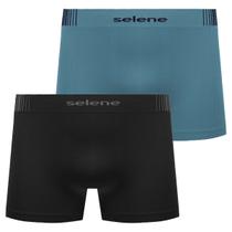 Kit 2 Cueca Infantil Selene Sem Costura e Respirável Boxer