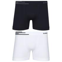 Kit 2 Cueca Lupo Box Microfibra Sem Costura Masculina