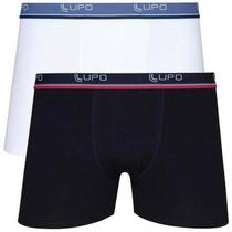 Kit 2 Cueca Lupo Boxer Cotton Algodão Com Elastano 0523-088