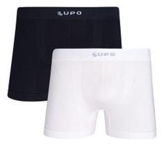 Kit 2 Cueca Masculina Boxer Lupo 661 Original Micromodal Premium