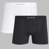 Kit 2 Cueca Masculina Boxer Lupo 661 Original Micromodal Premium