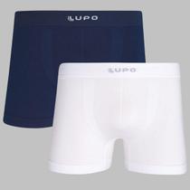 Kit 2 Cueca Masculina Boxer Lupo 661 Original Micromodal Premium