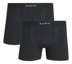 Kit 2 Cueca Masculina Boxer Lupo 661 Original Micromodal Premium