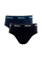 Kit/2 Cueca Slip Infantil Mash 113.04 Algodão T. P/GG