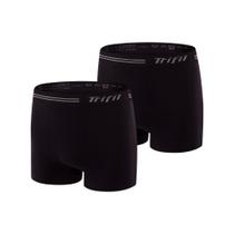 Kit 2 Cuecas Box Masculina Sem Costura De Microfibra Trifil Lisa Básica Toque Macio Kit 2 Cuecas Box Masculina Sem Costura De Microfibra Trifil Lisa Básica Toque Macio