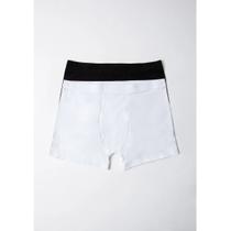 Kit 2 Cuecas Boxer Com Elástico Personalizado Preto e Branco XG Hering