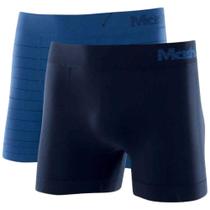 Kit 2 Cuecas Boxer Elástico Sem Costura Microfibra 711.02 Mash