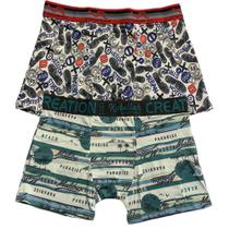 Kit 2 Cuecas Boxer Fristyle Em Microfibra Estampada Adulto