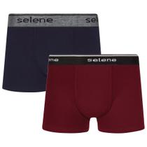 Kit 2 Cuecas Boxer Infantil Criança Box Algodão Selene