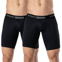 Kit 2 cuecas boxer long leg anti assadura comprida corrida treino academia Kit 2 cuecas boxer long leg anti assadura comprida corrida treino academia