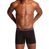 Kit 2 Cuecas Boxer Lupo Básica 523-088 Algodão Cós Elástico Kit 2 Cuecas Boxer Lupo Básica 523-088 Algodão Cós Elástico