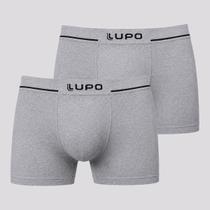 Kit 2 Cuecas Boxer Lupo Cinza Kit 2 Cuecas Boxer Lupo Cinza