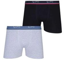 Kit 2 Cuecas Boxer Lupo Em Algodão Masculina Cotton Original