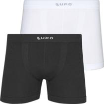 Kit 2 Cuecas Boxer Lupo Original Em Microfibra Sem Costura Adulto Box Masculina Atacado 436